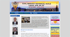 Desktop Screenshot of civilservicetechnicalguild.org